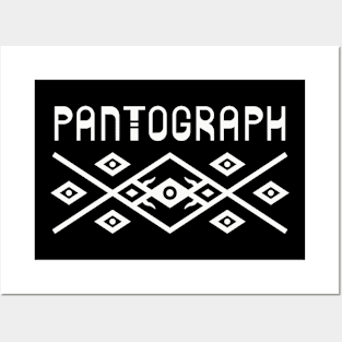 Pantograph (White) Posters and Art